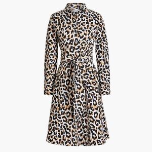 J. Crew leopard dress
